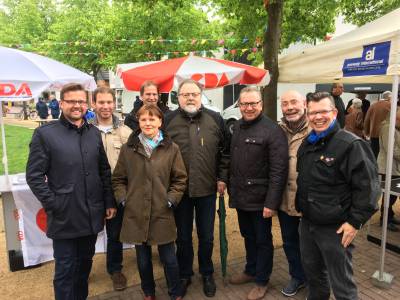 CDA-Kreis Gtersloh mit Raphael Tigges MdL und Monika Paskarbies stellvertretende Brgermeisterin von Gtersloh